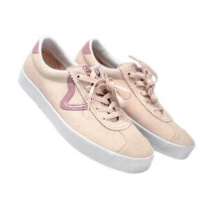 VANS UNISEX Sport Low Suede Pink Sneakers Women’s Sz 9.5 Blush Casual Skate NEW